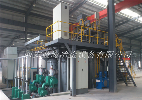 非晶合金3T真空熔铸炉现场